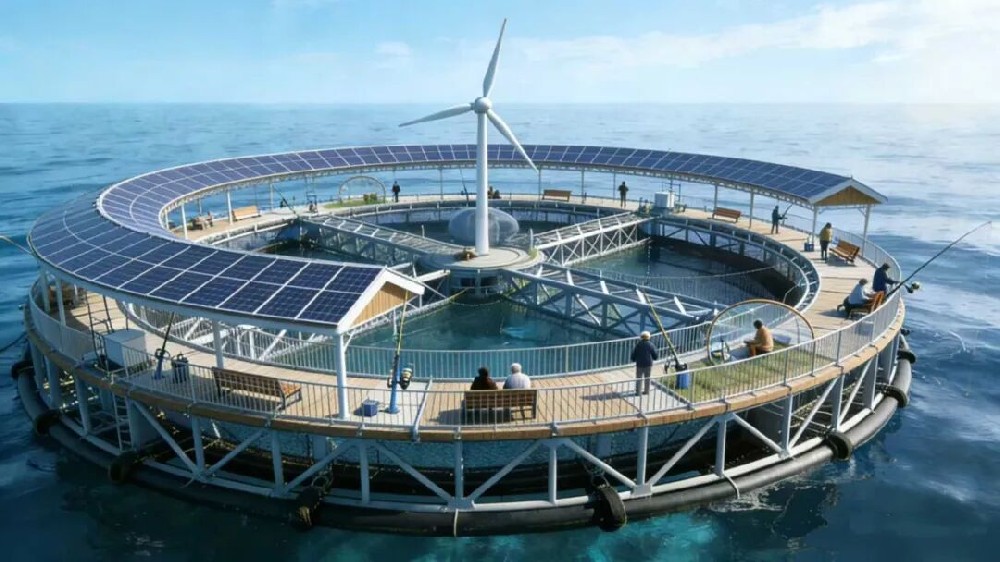 海工装备丨碳纤维塔桥式桁架养殖平台